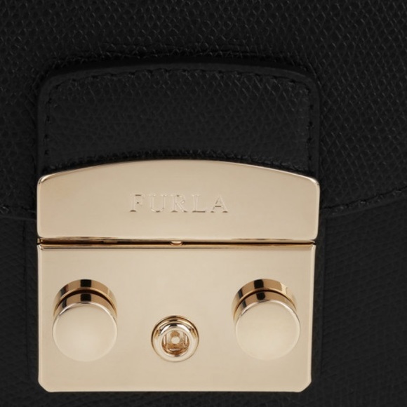 FURLA Women's Metropolis Mini Cross Body - Black - Picture 11 of 15